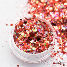 Grade cosmétique en vrac Nouvelle poudre de paillettes Chunky mélange paillettes pour Noël